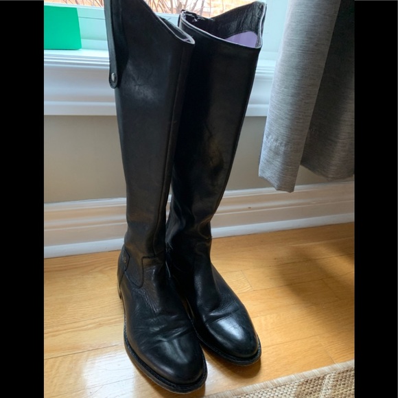 JOHNSTON & MURPHY leather equestrian back zip 8.5 - Picture 2 of 16